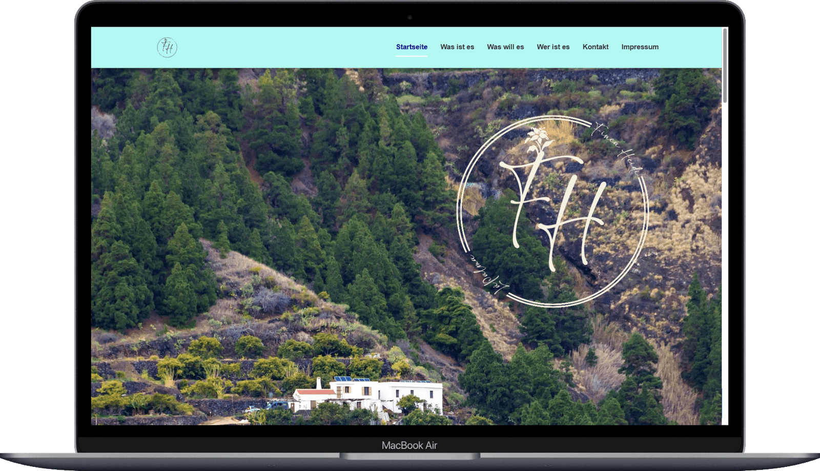 Screenshot von Finca-Heidi.com