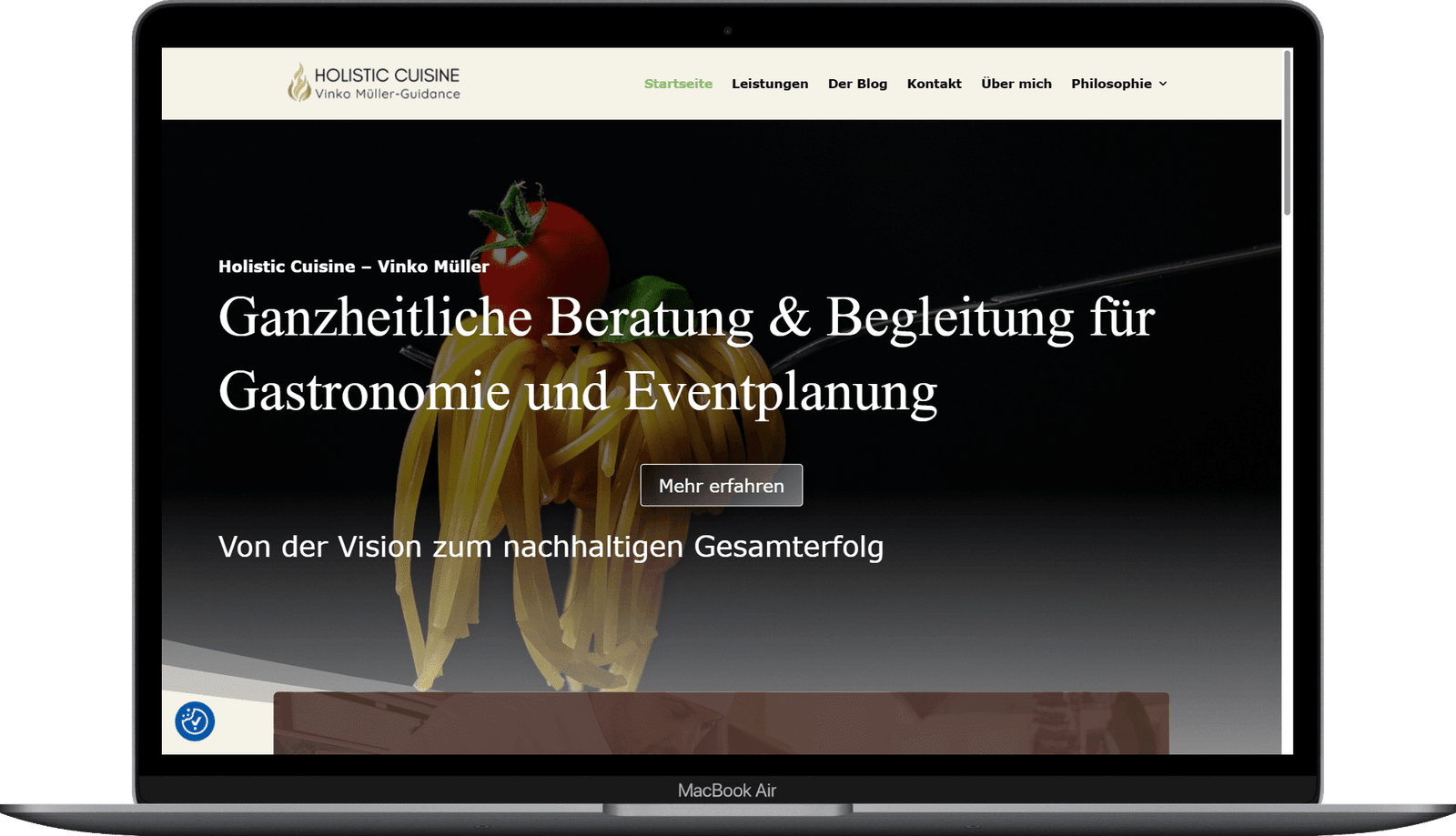 Screenshot von holistic-cuisine.com